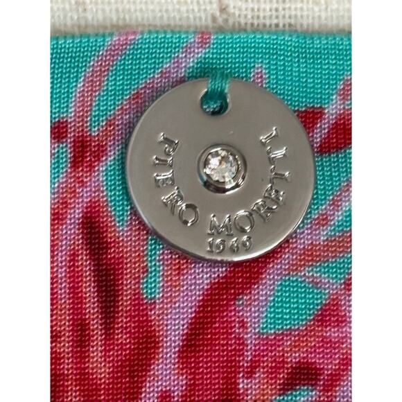 Made in ITALY Piero Moretti Top Button Down Coral Shell Print Viscose 54 XL - Picture 6 of 7